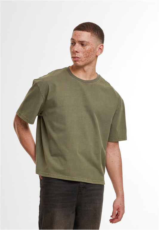 Vintage Cropped Heavy Oversize Tee