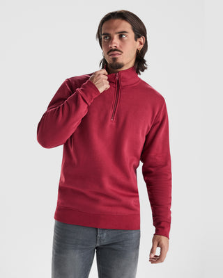 Sweatshirt Aneto com fecho de meio-zíper 280 GSM