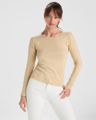 T-shirt de Manga Comprida Extrema para Mulher 160 GSM