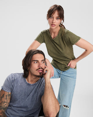 T-shirt Husky femme effet jean 160 g/m²