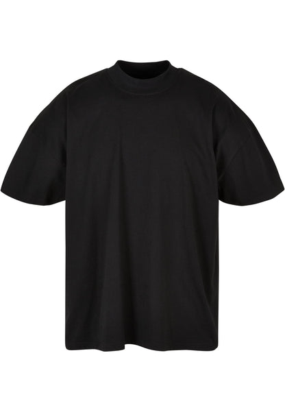 T-shirt oversized com gola alta