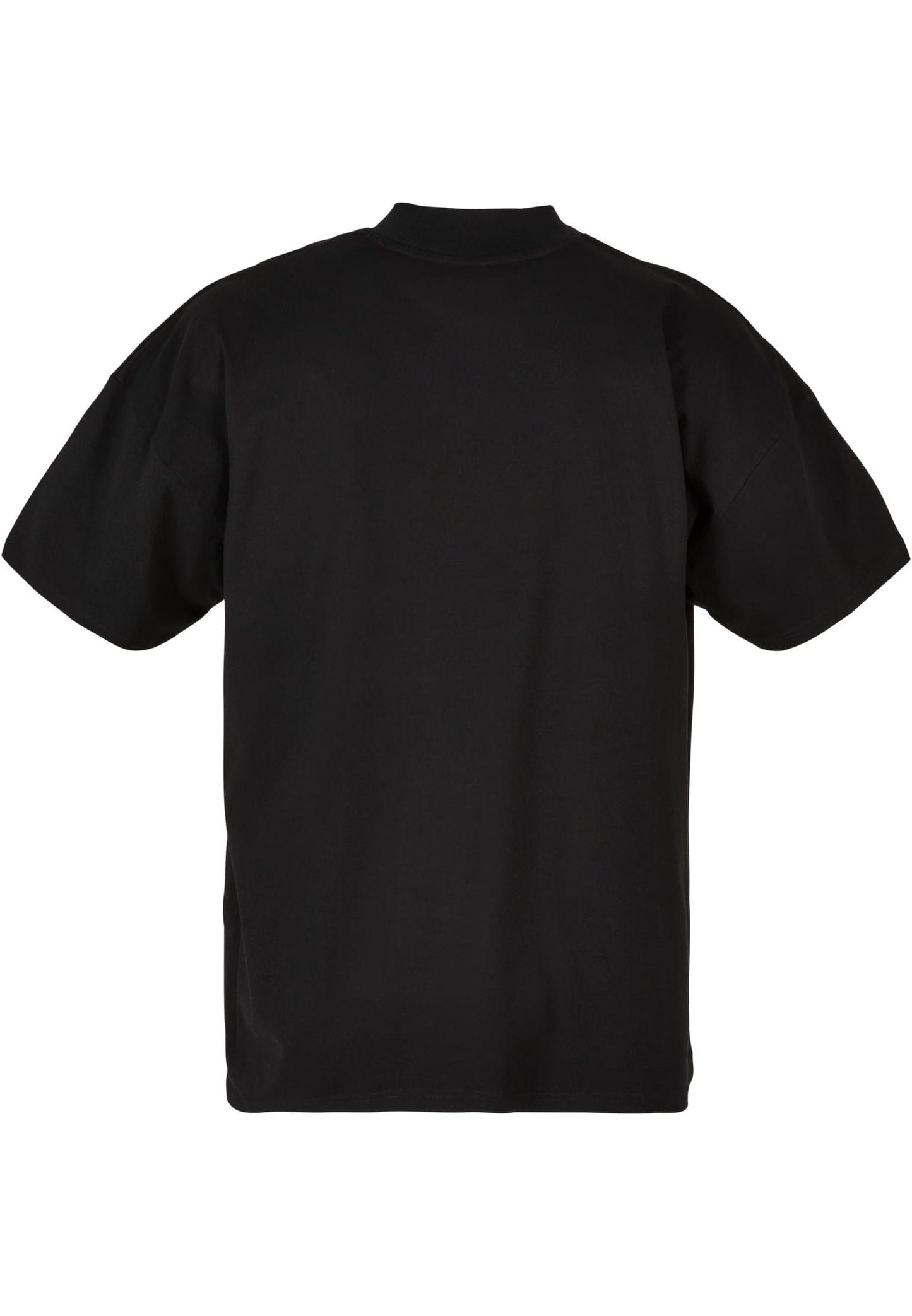 T-shirt oversized com gola alta