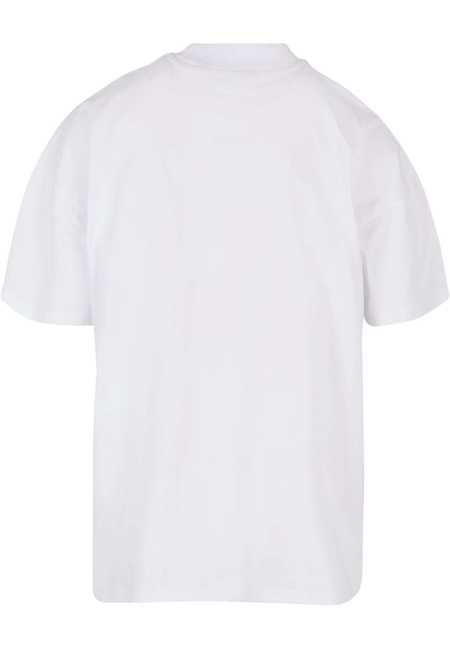 T-shirt oversized com gola alta