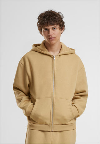 Sweat à capuche zippé douillet 330 GSM