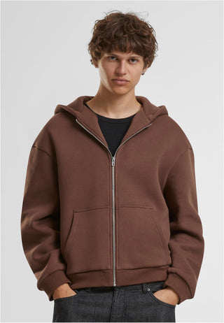 Sweat à capuche zippé douillet 330 GSM