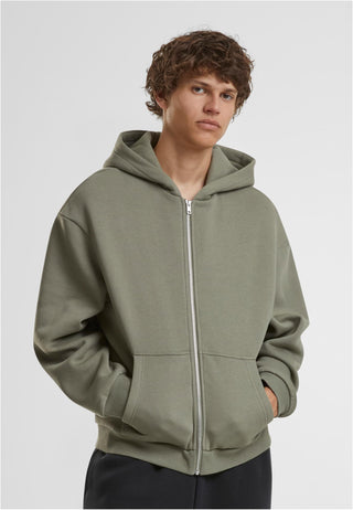 Sweat à capuche zippé douillet 330 GSM