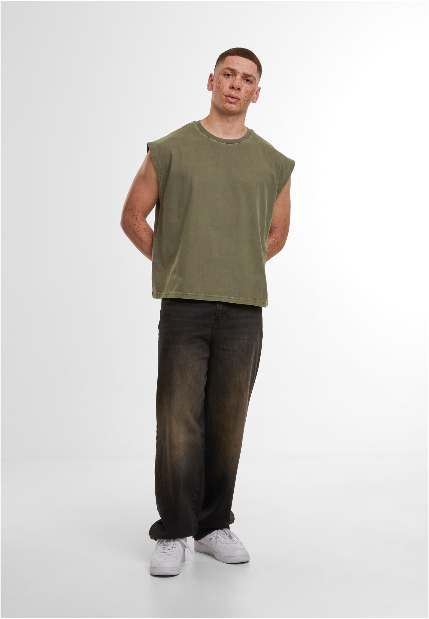 Vintage Cropped Heavy Sleeveless Tee