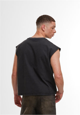 Vintage Cropped Heavy Sleeveless Tee 240 GSM