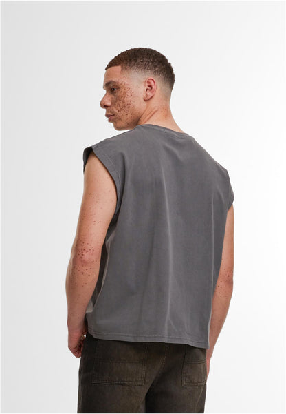 Vintage Cropped Heavy Sleeveless Tee