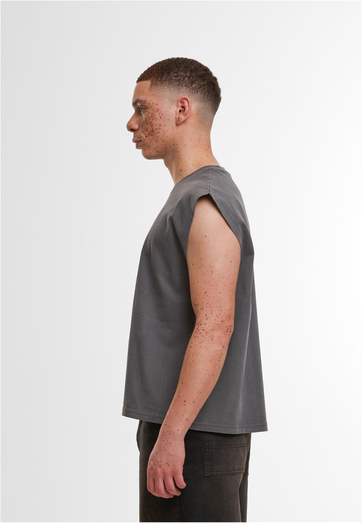 Vintage Cropped Heavy Sleeveless Tee