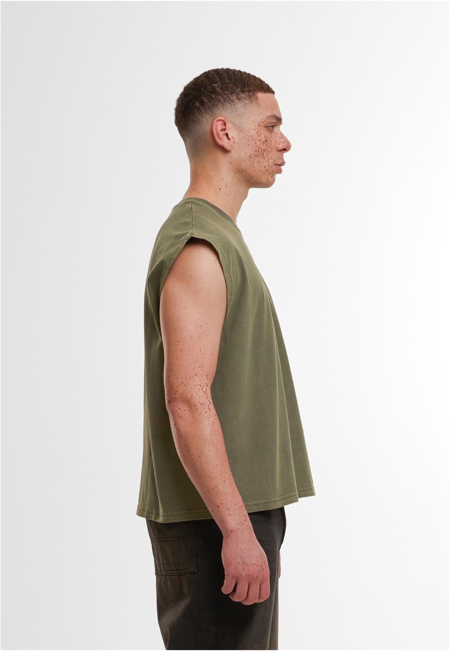 Vintage Cropped Heavy Sleeveless Tee